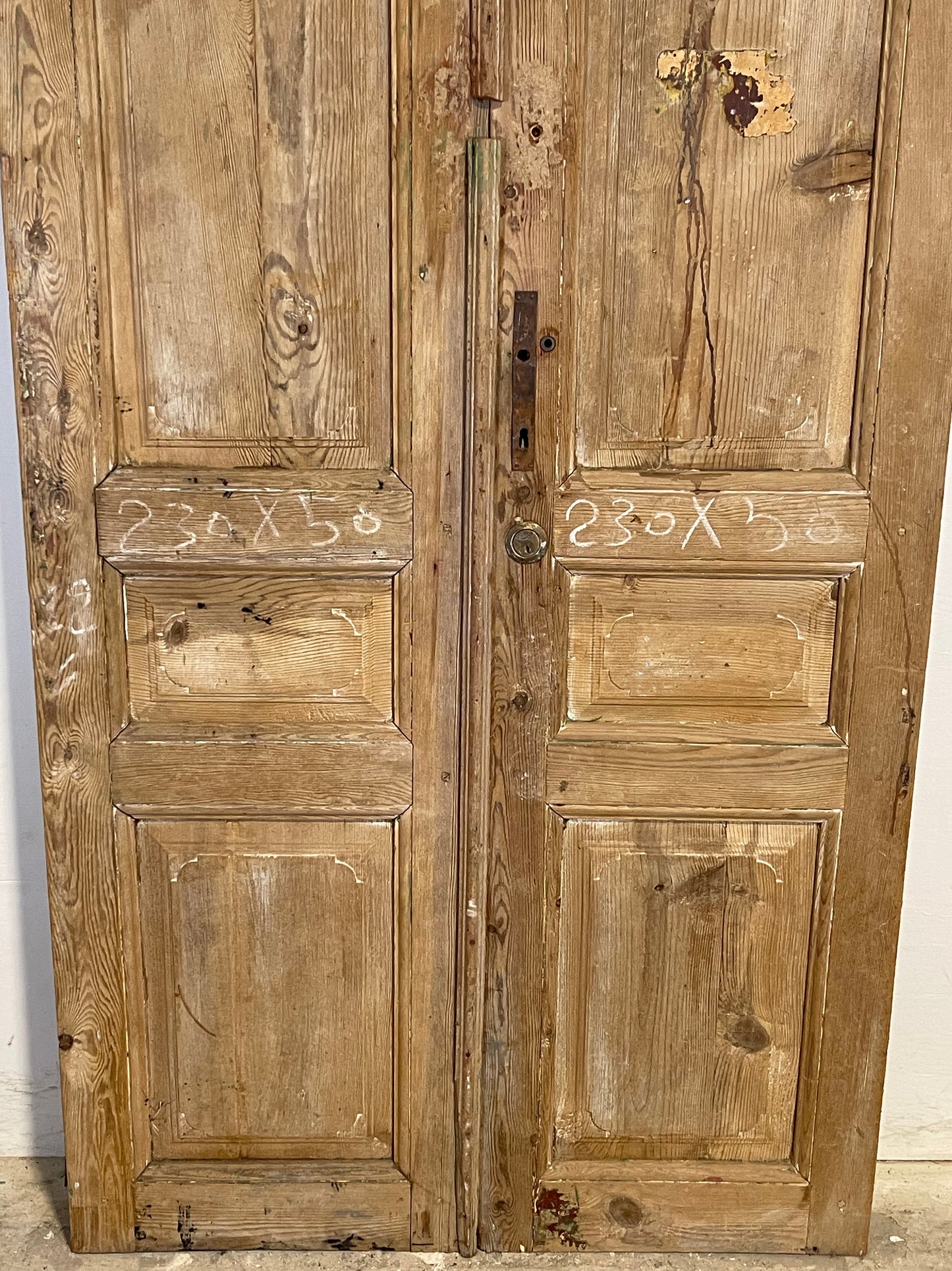 Antique French panel Doors (90.5x39.75) K617