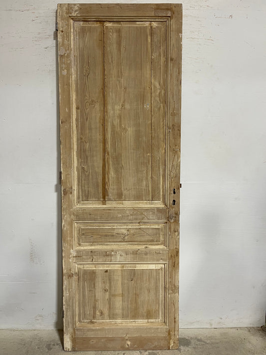 Antique French panel door (97x33.25) K802