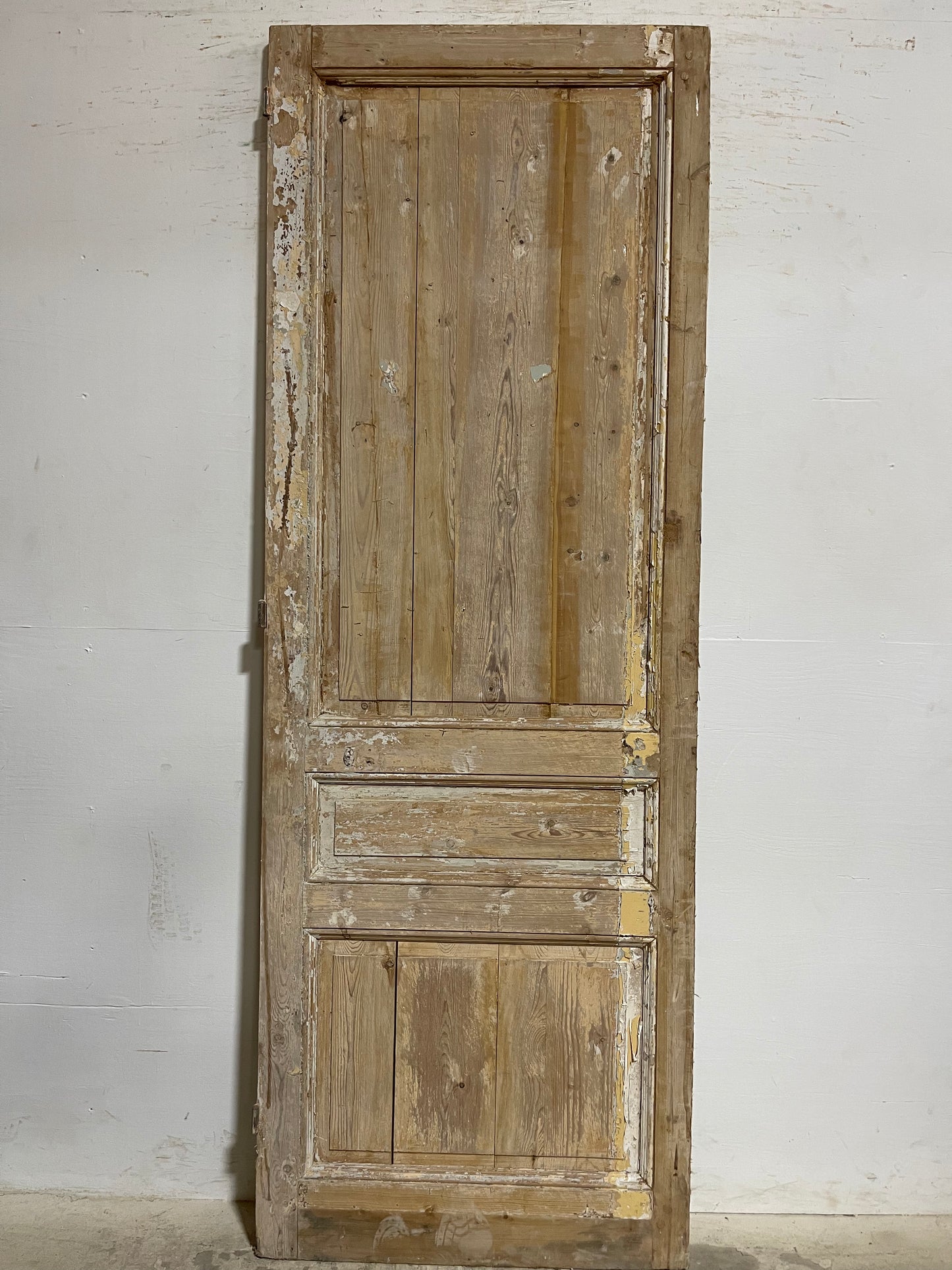 Antique French panel door (94.25x33.25) K808