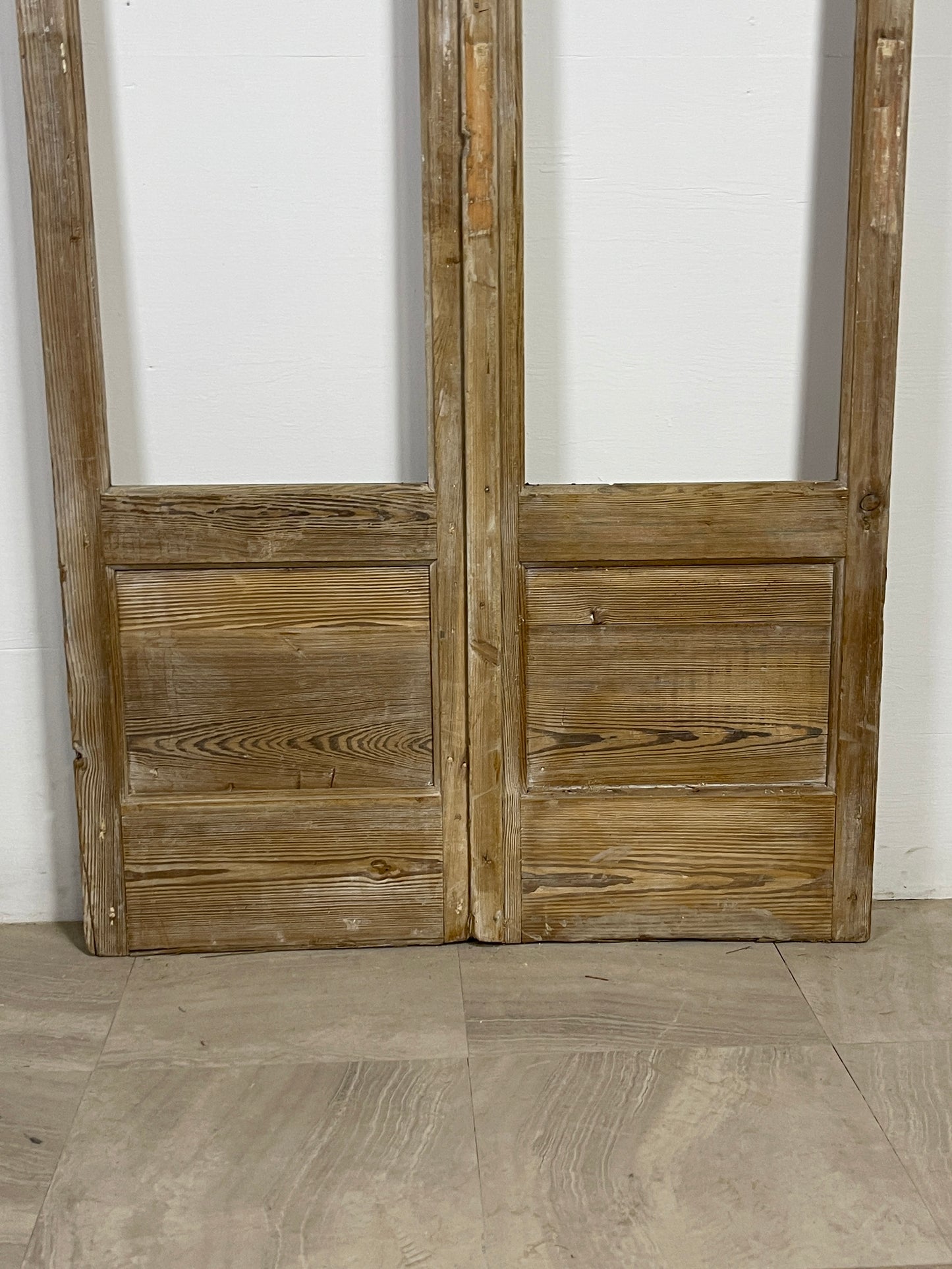 Antique French panel doors with no Glass (84 x 44.25) O95