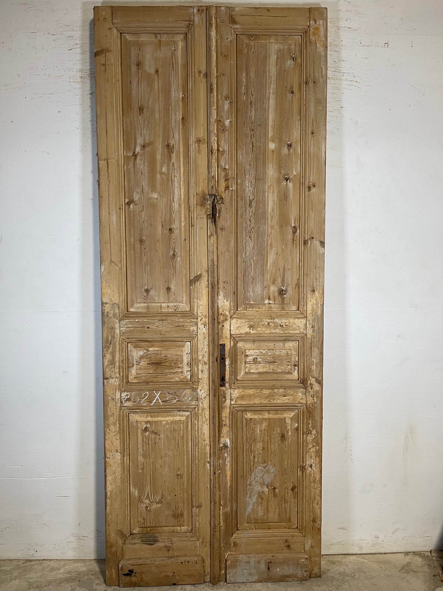 Antique French panel Doors (99.25x38.75) K722