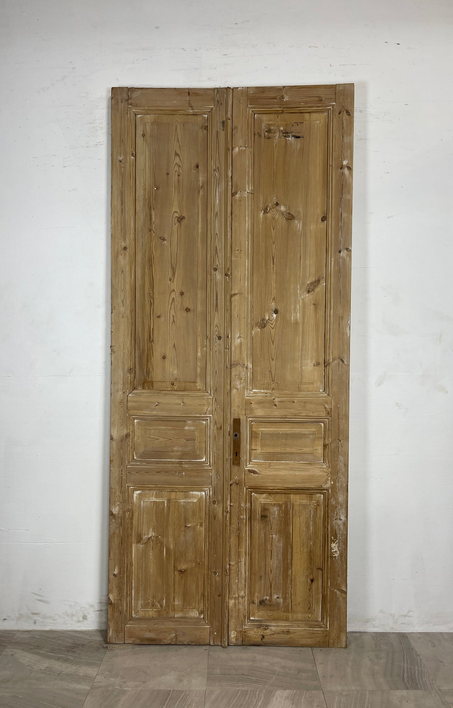 Antique French panel Doors   (92.25 x 40.75)  N069