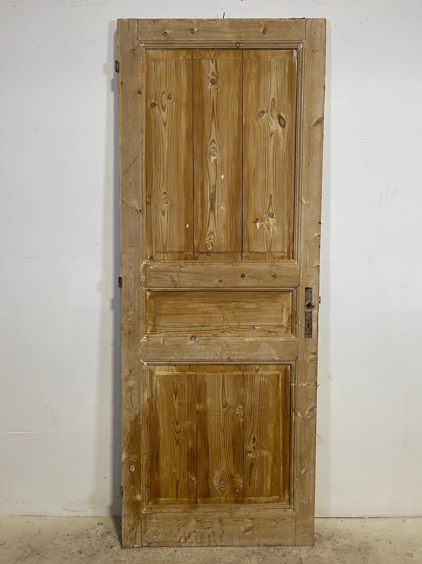 Antique French Panel Door   (84.75x32.25) L327