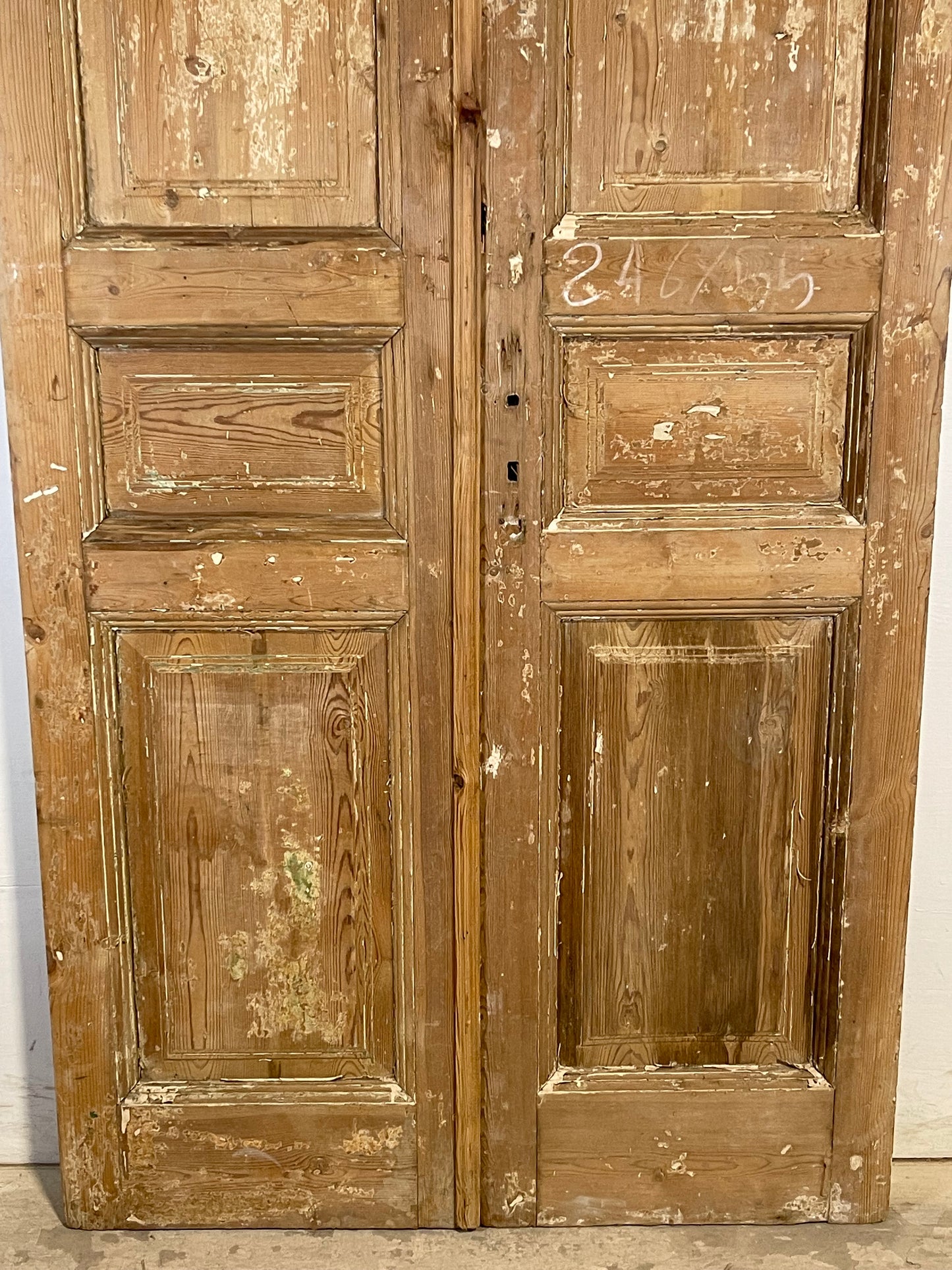 Antique French panel Doors (96.75x43.25) K741