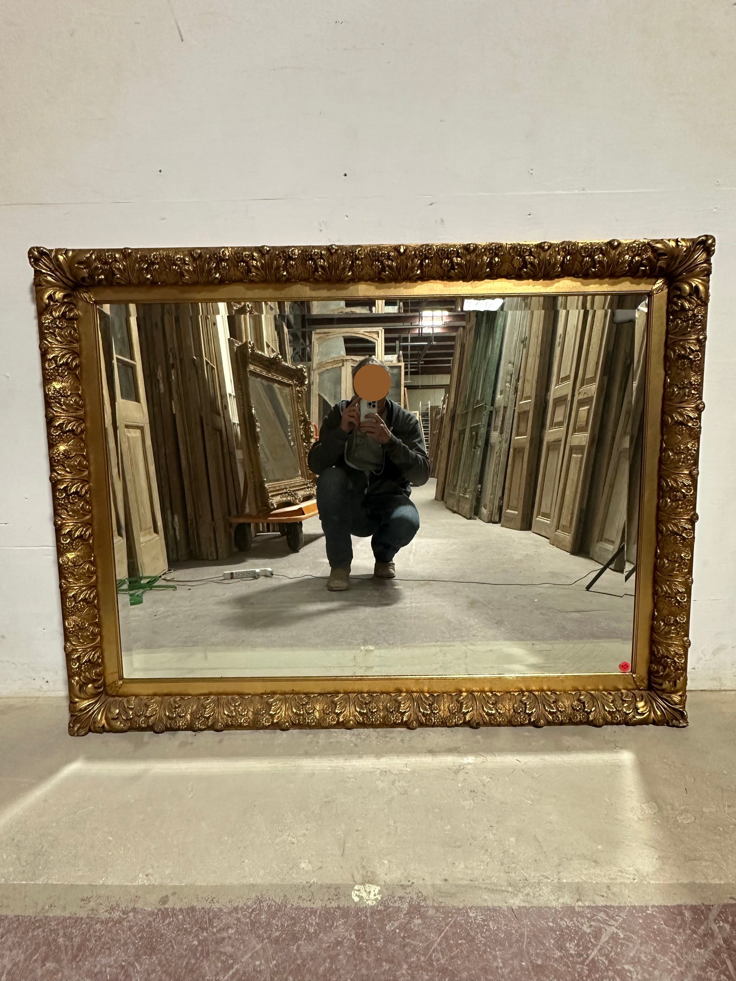 Gold Leaf Mirror  (44x58) A132