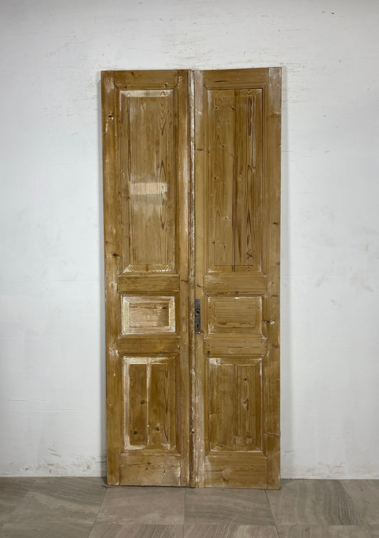 Antique French panel Doors  (94 x 39.75)  N095