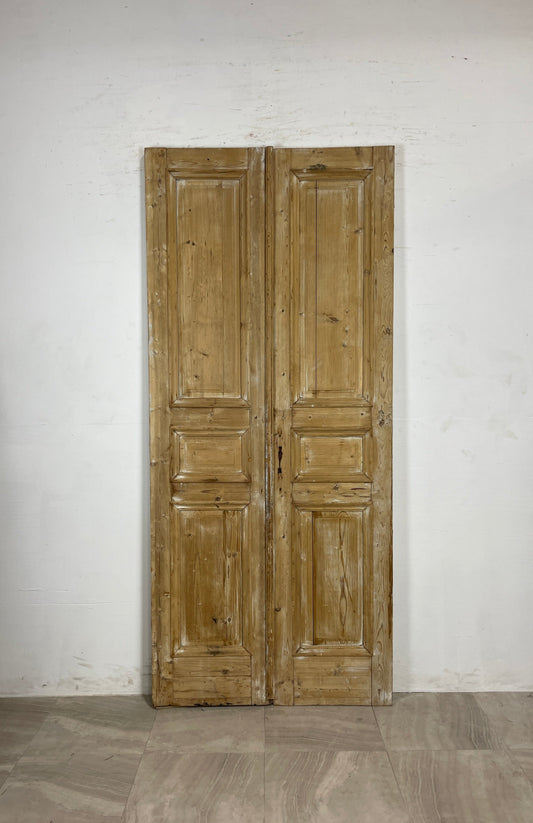 Antique French panel Doors (92 x 40.25)   N077