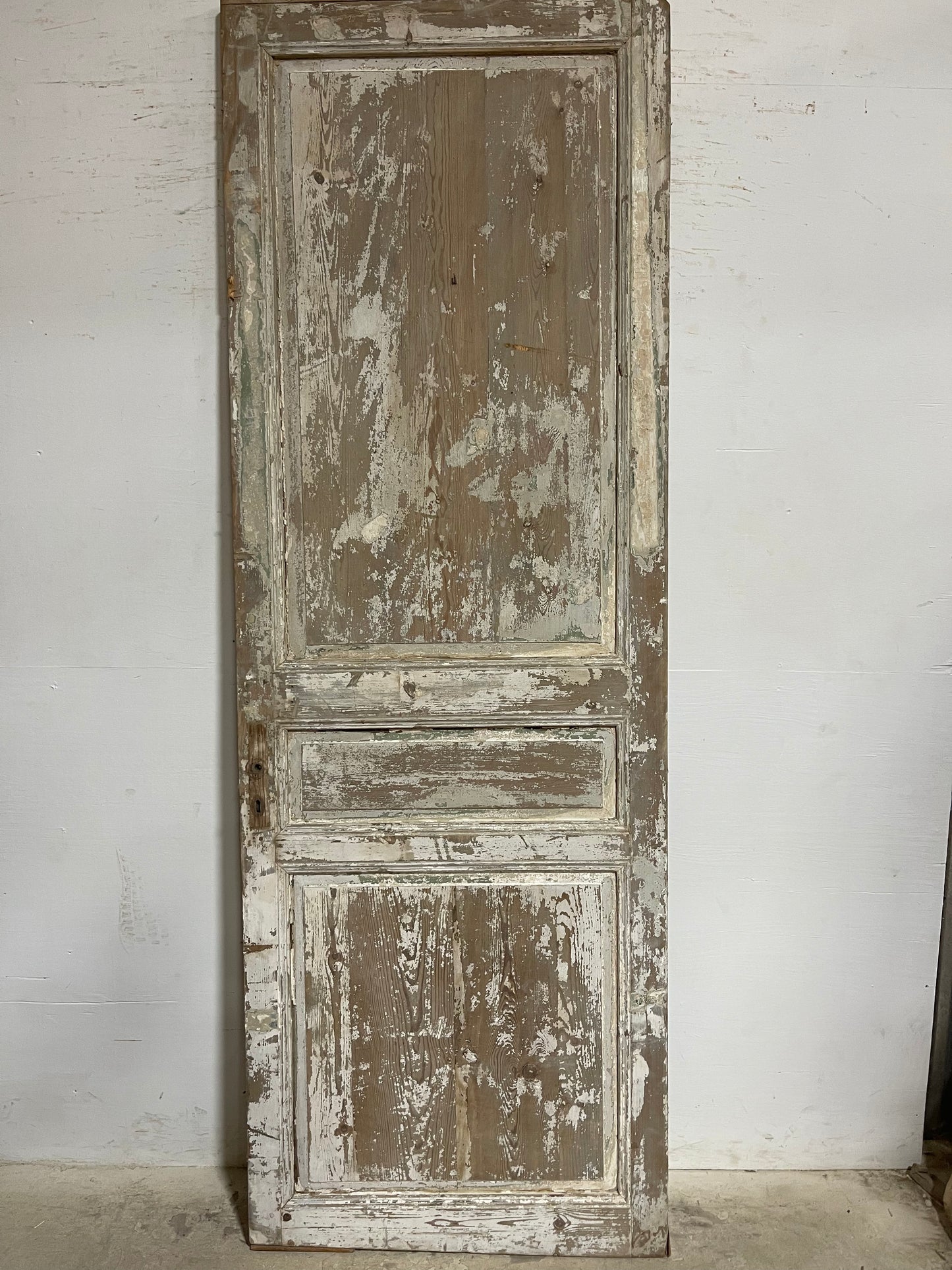 Antique French panel door (102.5x35.25) K800