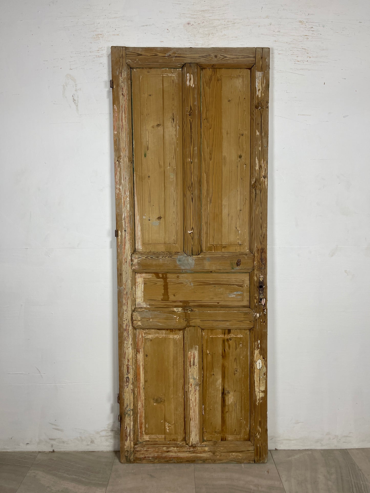 Antique French Panel Door   (89.25 x 32.5) N213