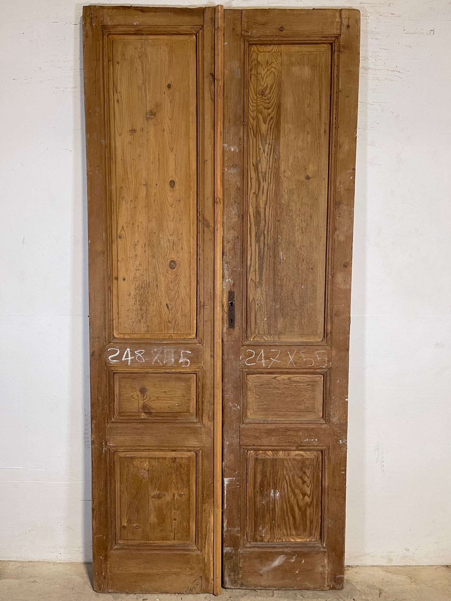 Antique French panel Doors (97.75x43.5) K609