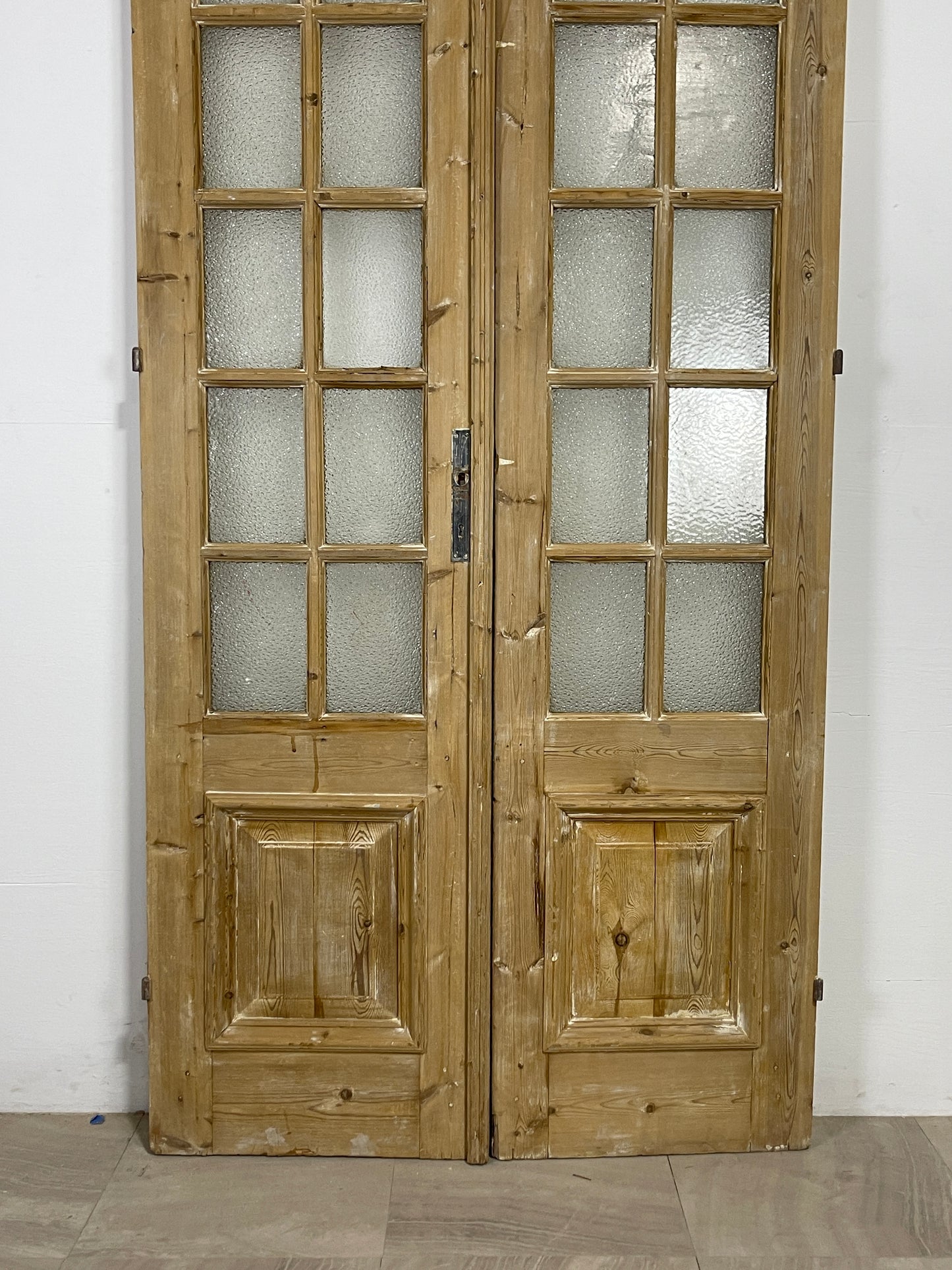 Antique French panel doors with Glass (98.5 x 44) O91