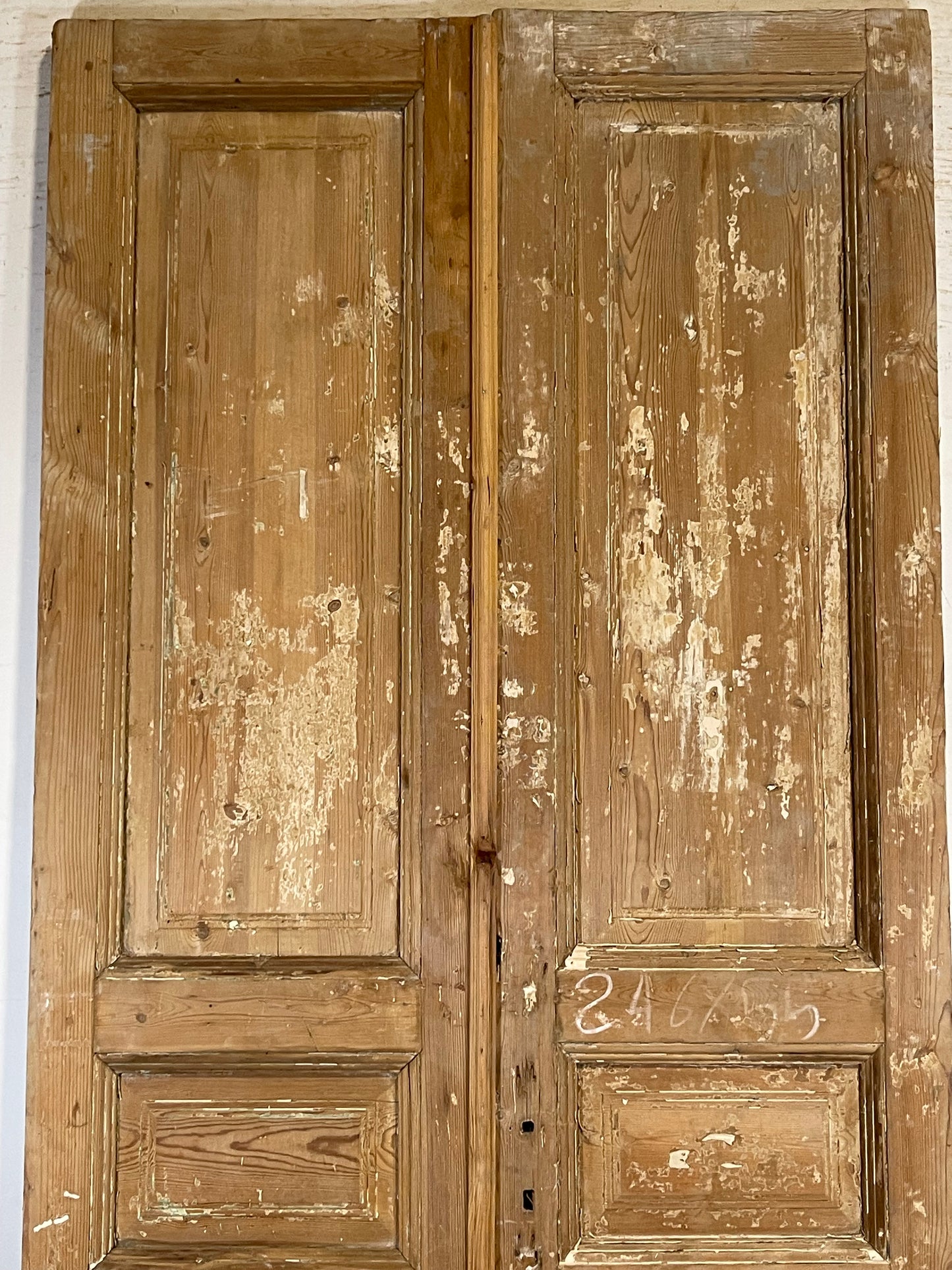 Antique French panel Doors (96.75x43.25) K741