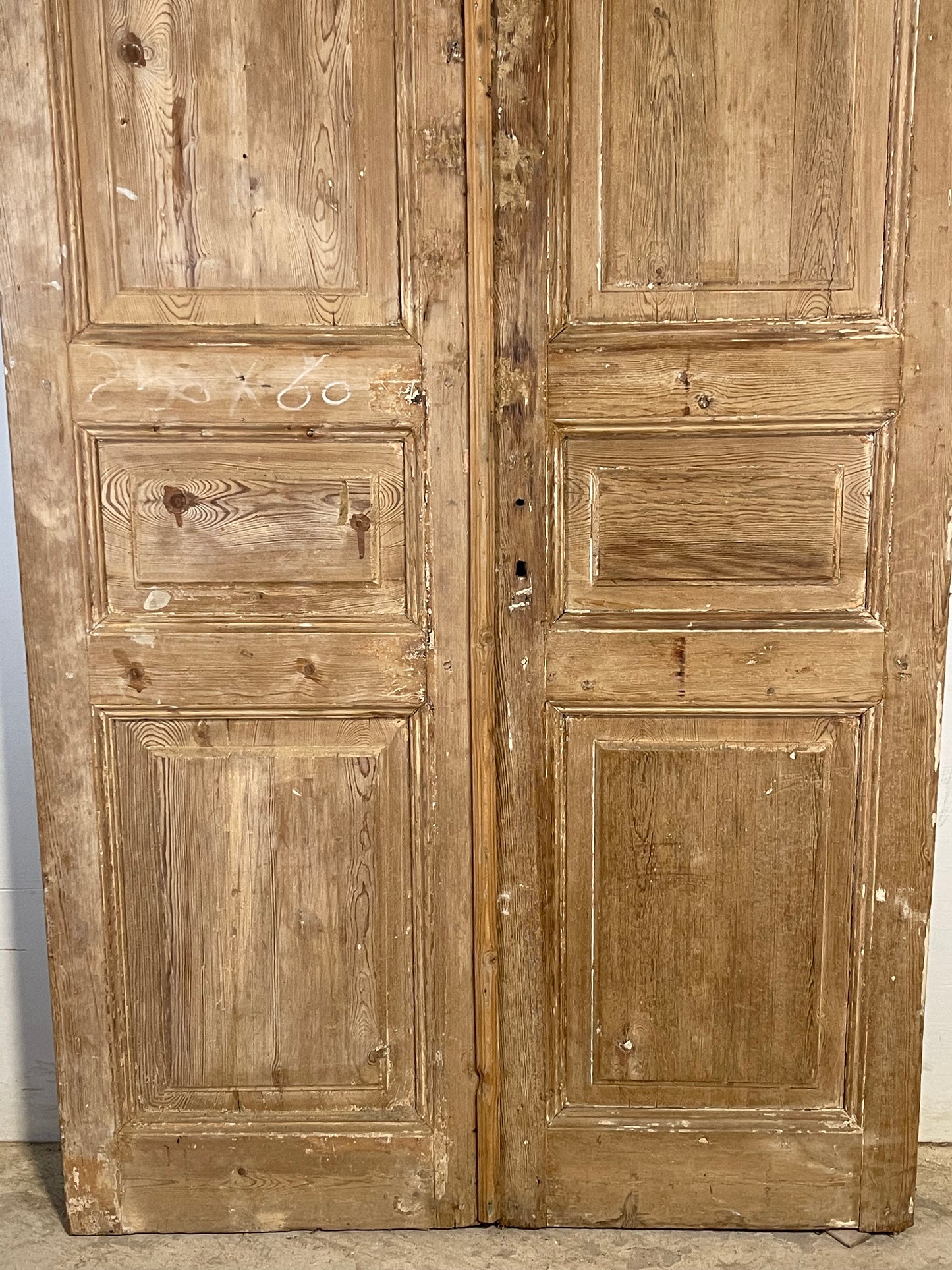 Antique French panel Doors (98.25x46.5) K728