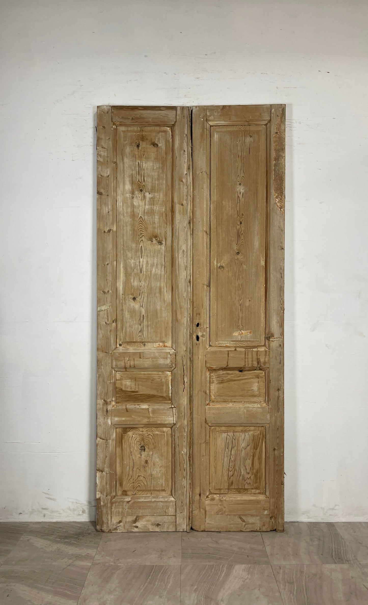 Antique French panel Doors  (98 x 43.25)  N072