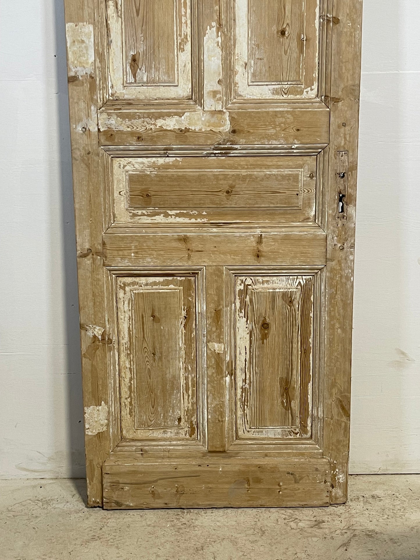 Antique French panel door (87x30.25) L242