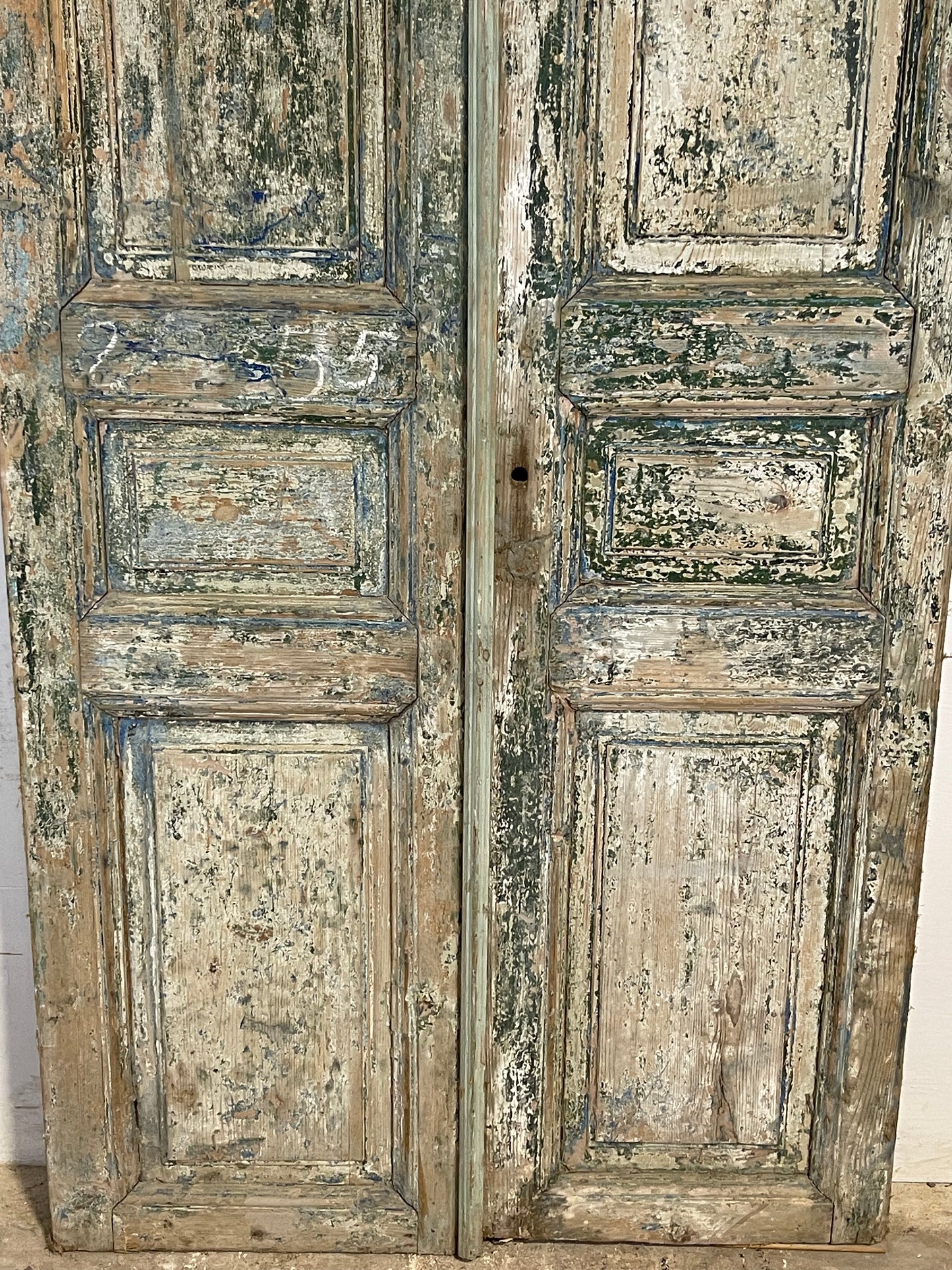 Antique French panel Doors (95.25x42.5) K606