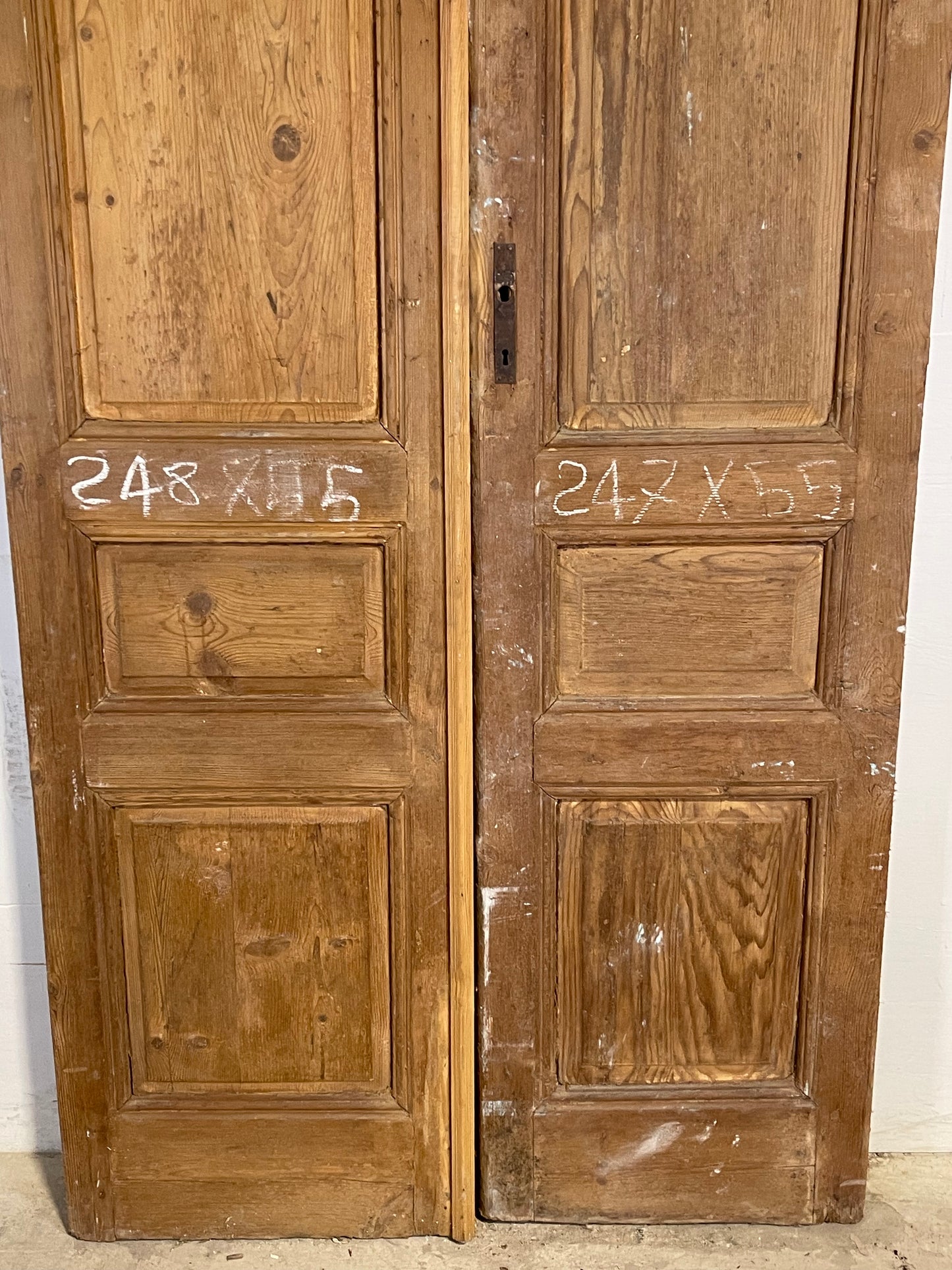 Antique French panel Doors (97.75x43.5) K609