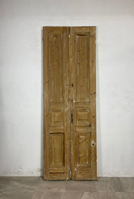 Antique French panel Doors  (101 x 35.25)  N078