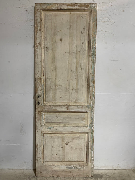 Antique French panel door (96.75x33.25) K804