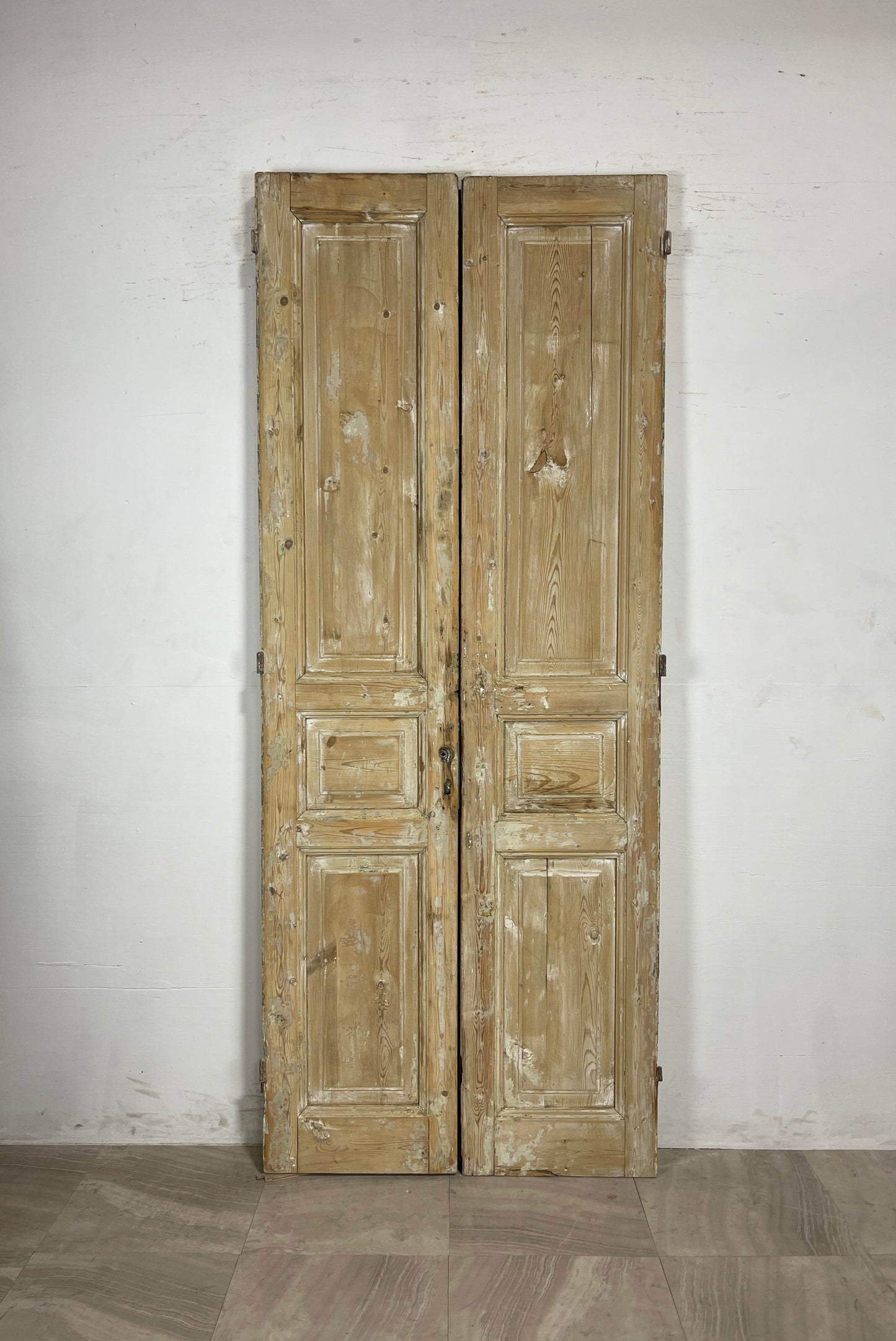 Antique French panel Doors  (96 x 38.75)  N076