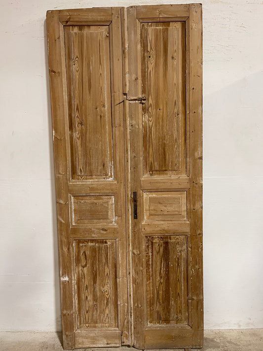 Antique French Panel Doors (87.75x35.75) J662