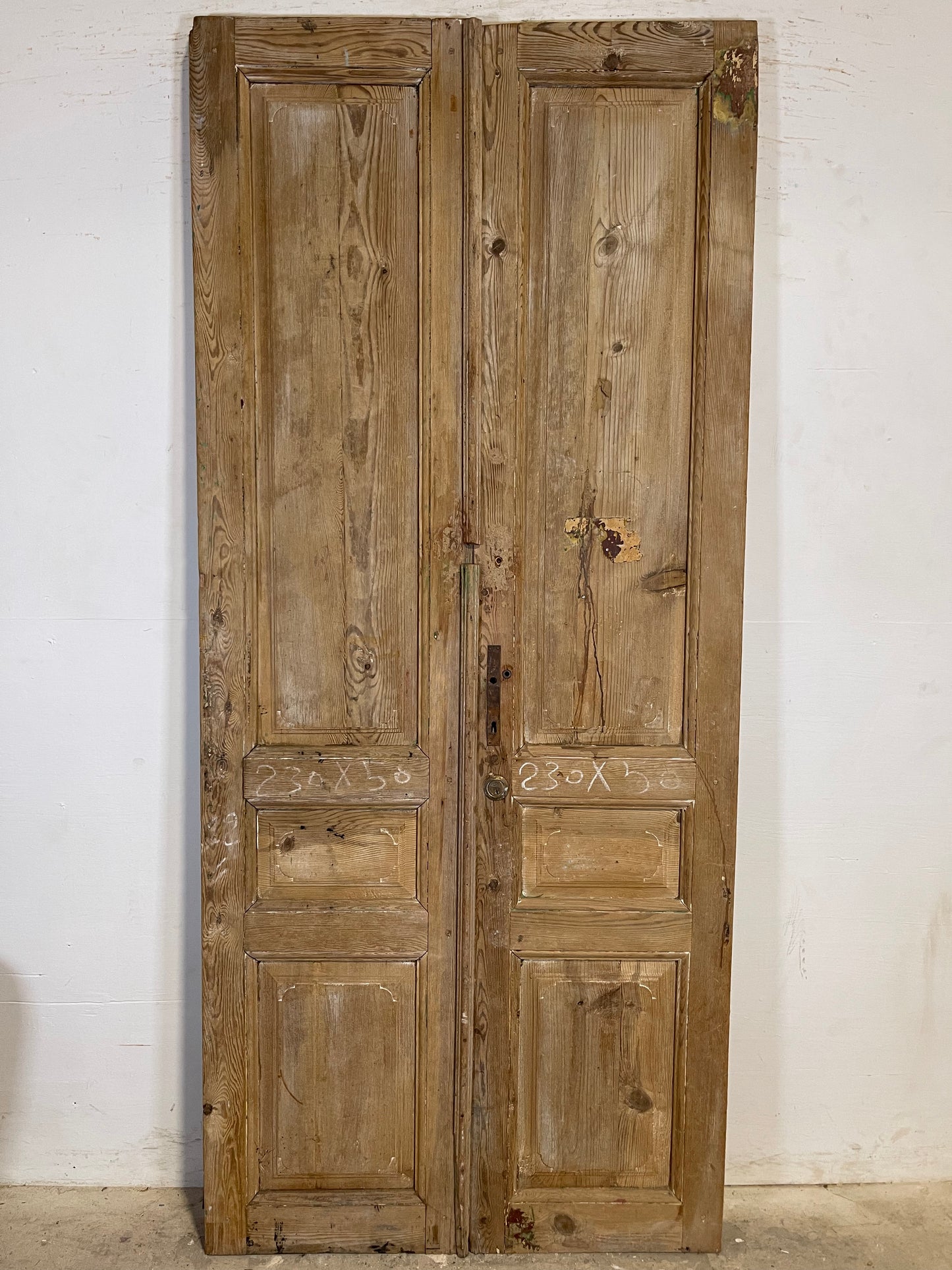 Antique French panel Doors (90.5x39.75) K617