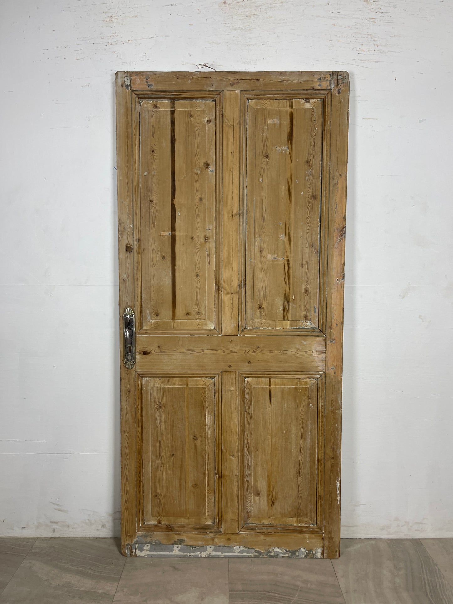 Antique French Panel Door   (83.5 x 38.75) N207