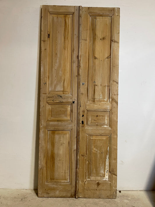 Antique French panel Doors (96.5x39.5) L346