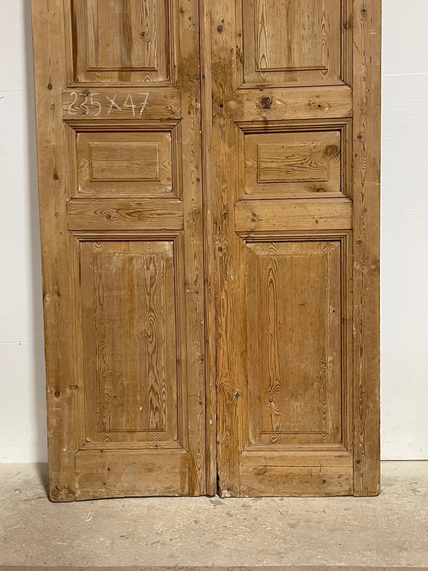 Antique French panel doors (92.25x38) I132