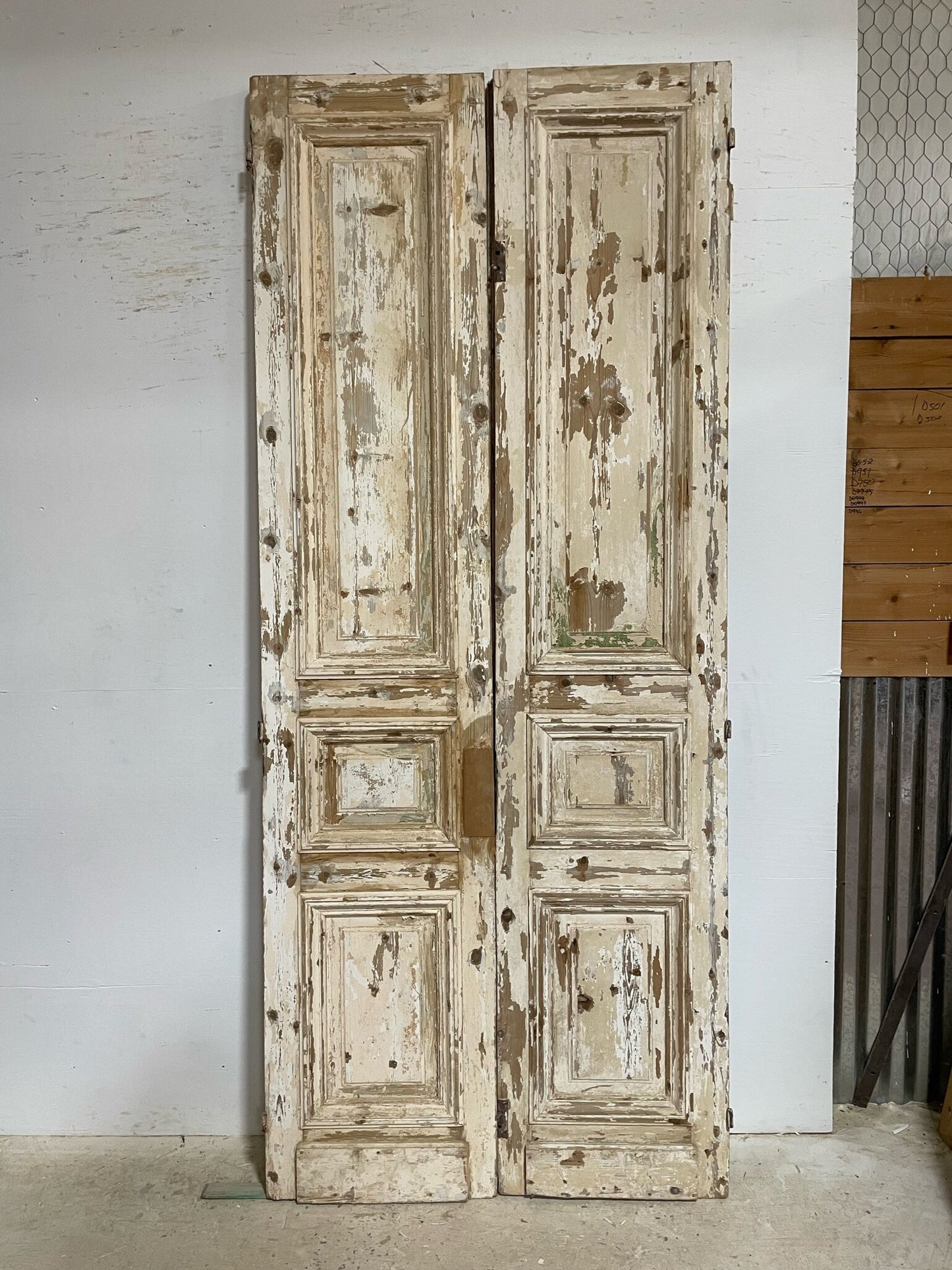 Antique French door (106.25x44.25) F0680