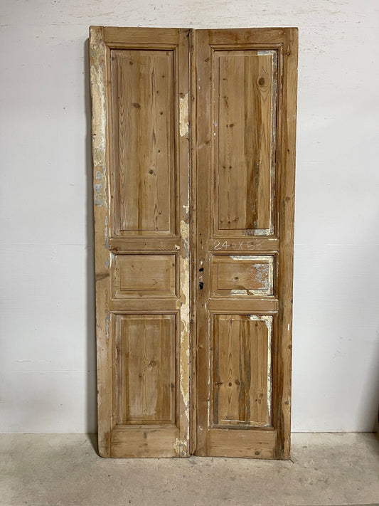 Antique French panel doors (94 x 43.75) I096