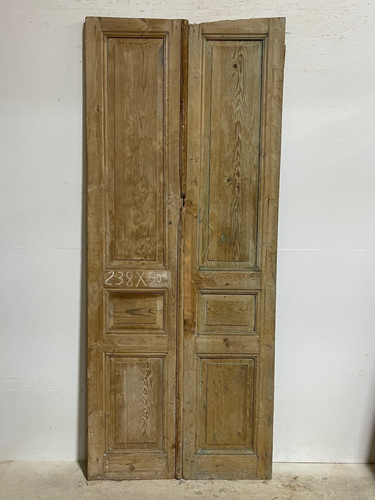 Antique French panel doors (94x39) I169