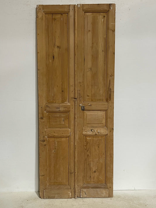 Antique French doors (92.5X39.25) G0164