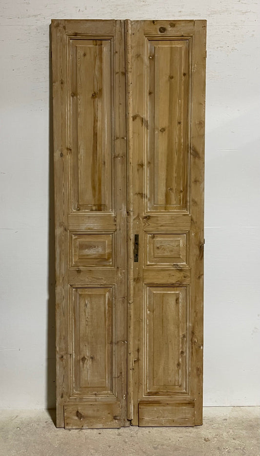 Antique French panel doors (97 x 36) I045