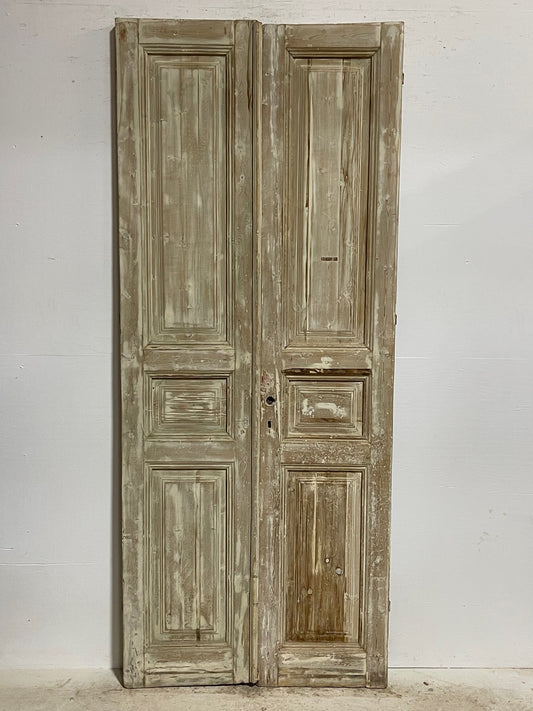 Antique French doors (93.25x38.75) H0161s