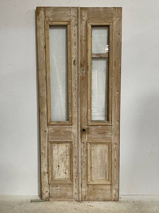 Antique French doors (85x36) H0109s