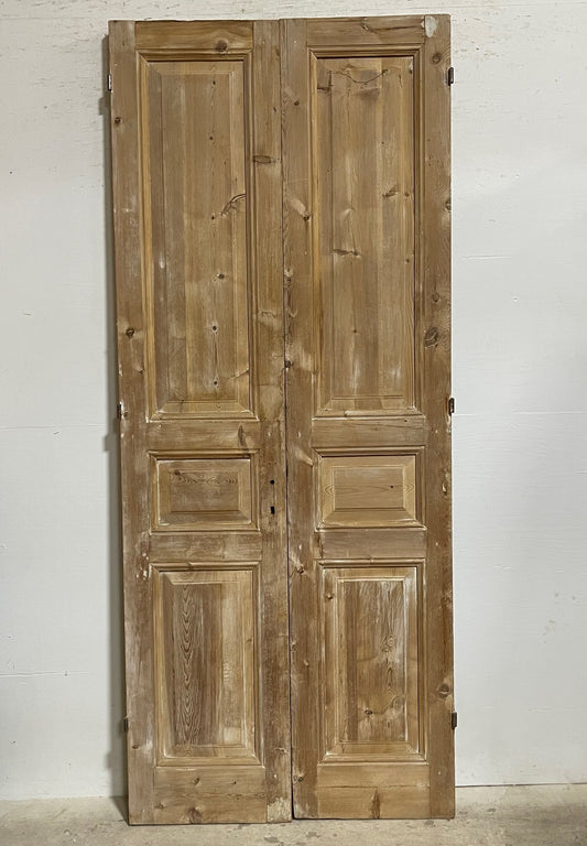 Antique French panel doors (94.5x39.25) I184