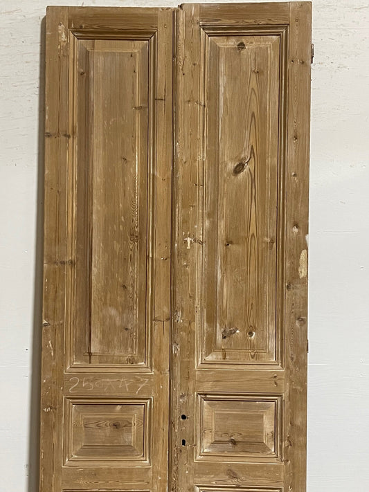 Antique French panel doors (99x36.25) I172