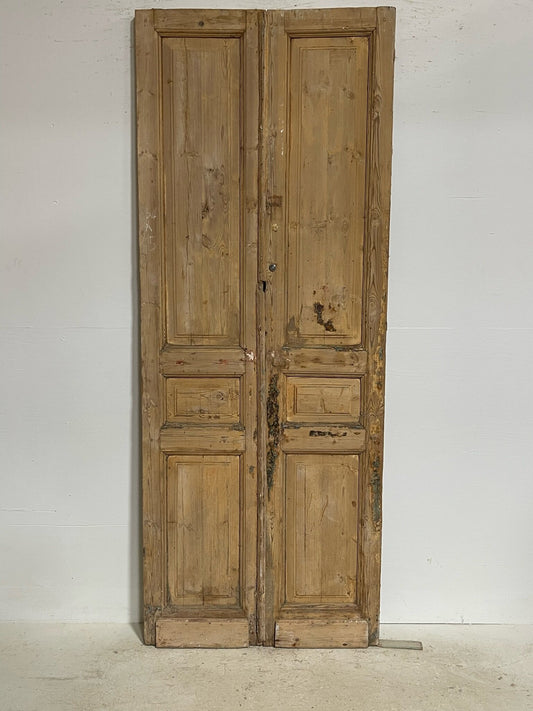 Antique French doors (92X35.75) G0165