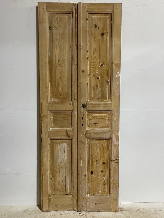 Antique French doors (95.25x36.5) H0144s