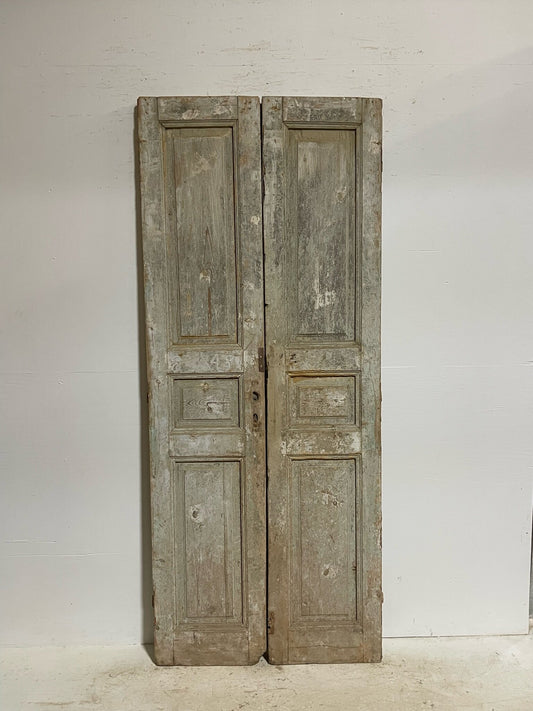 Antique French doors (90.5X38) G0076