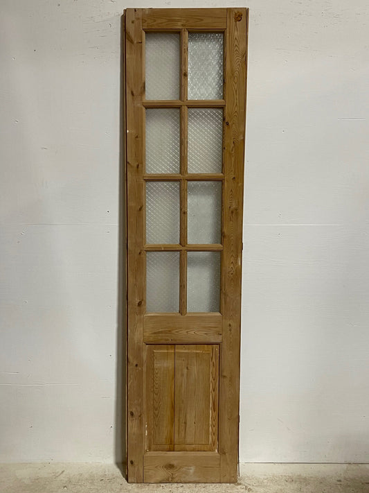 Antique French doors with glass (85x21.25) H0250s