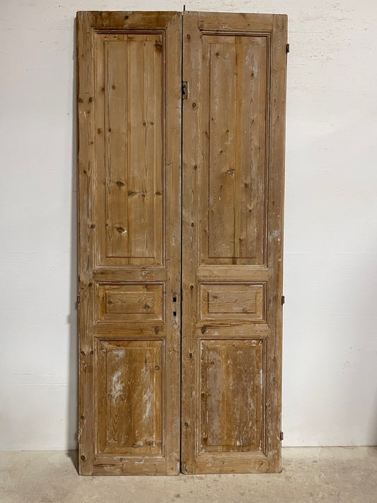 Antique French panel doors (99x44.5) I105