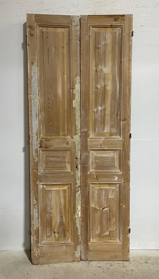 Antique French panel doors (95x39) I145