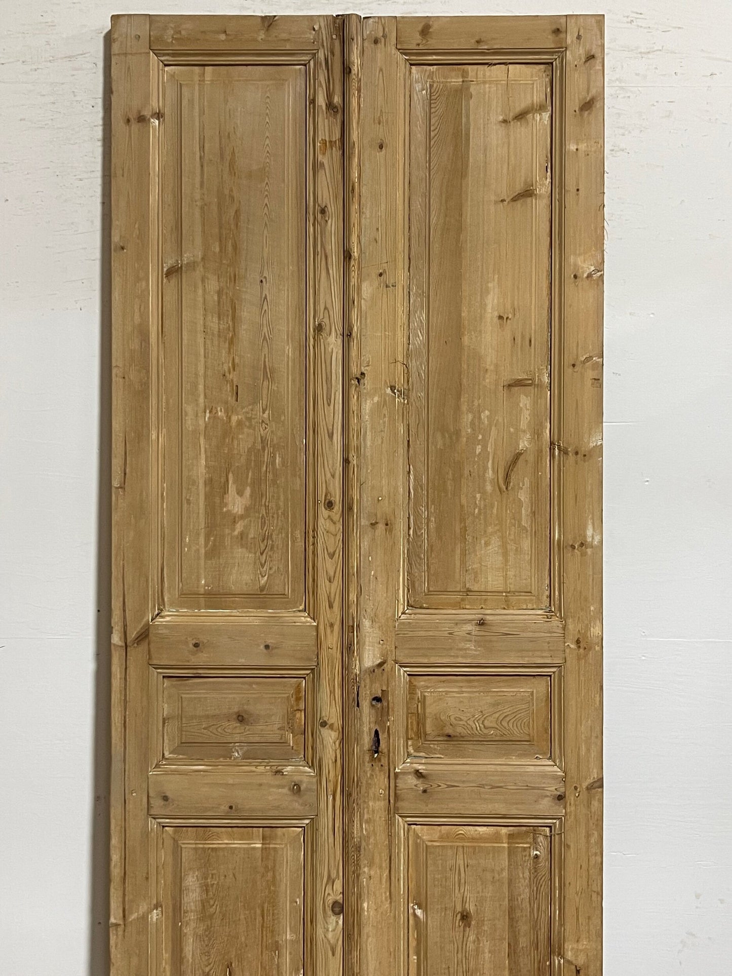 Antique French panel doors (101.5x41.5) I157