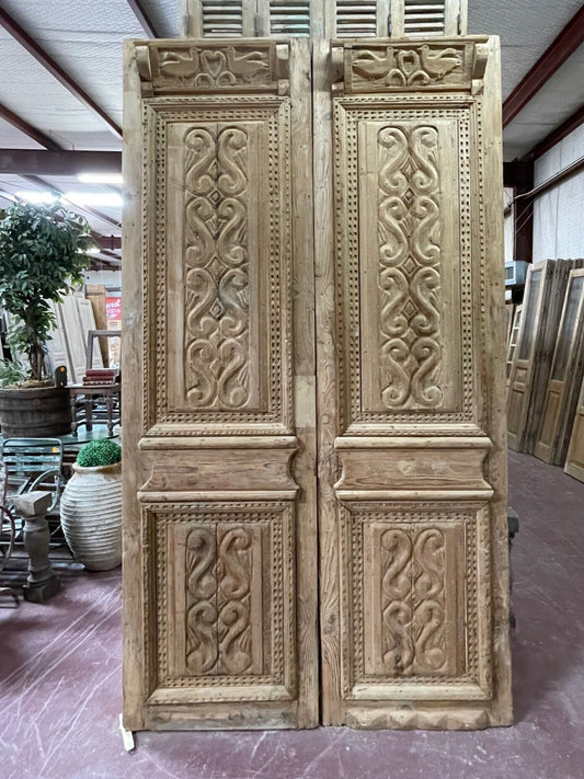 Antique French panel door (113x64.5) E0551g