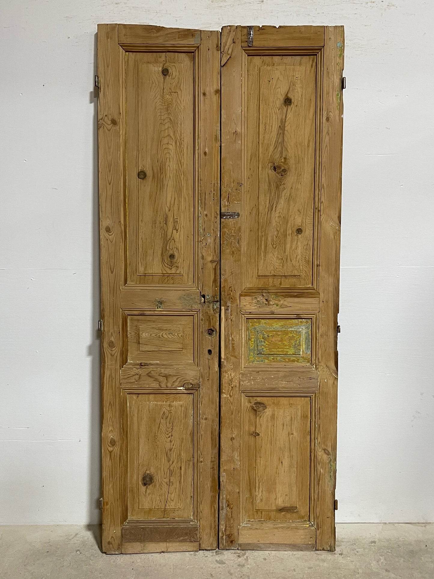 Antique french panel doors (89.5 x 39.75)  I088