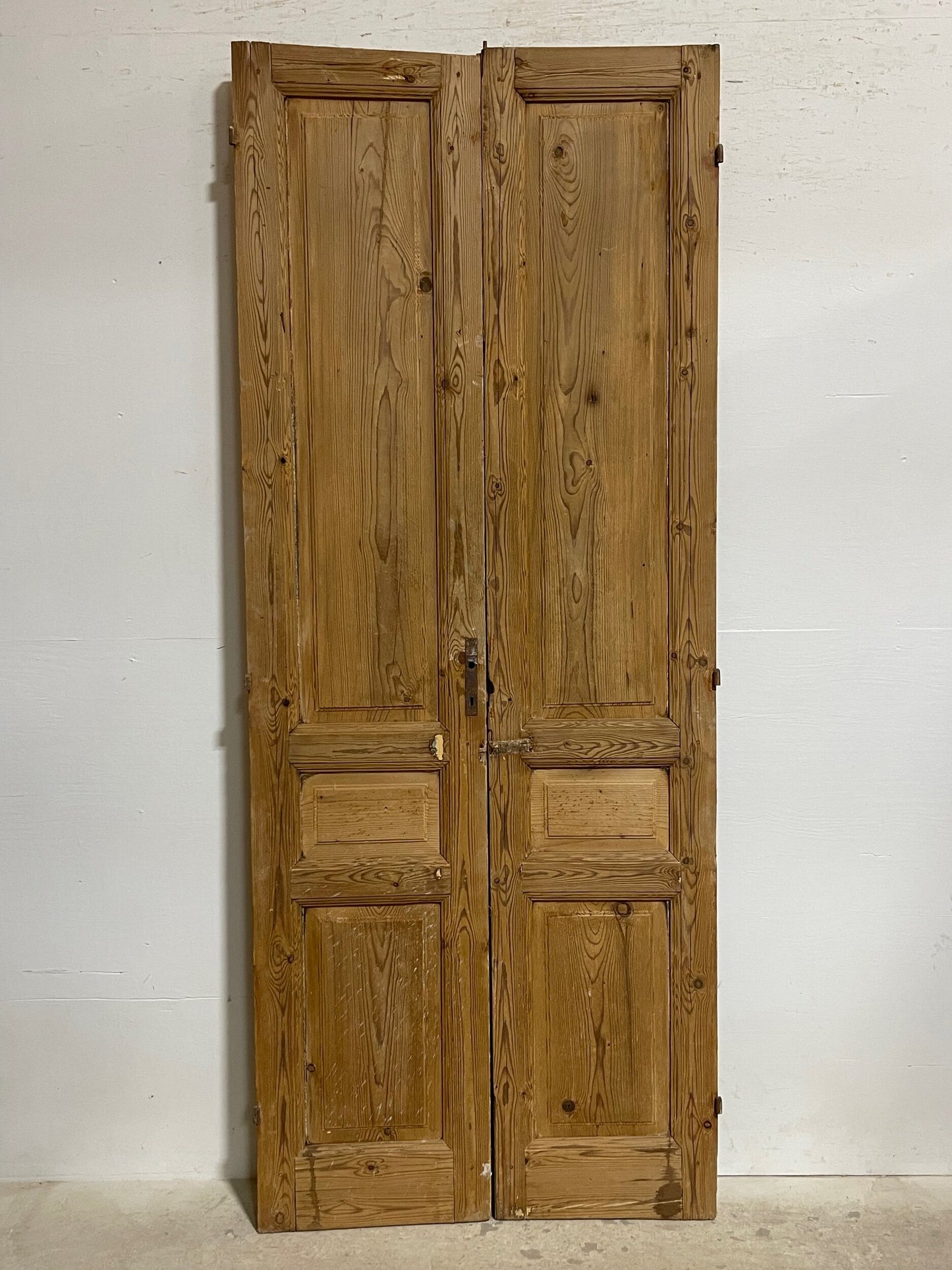 Antique French panel doors (93.75x37.5) I166