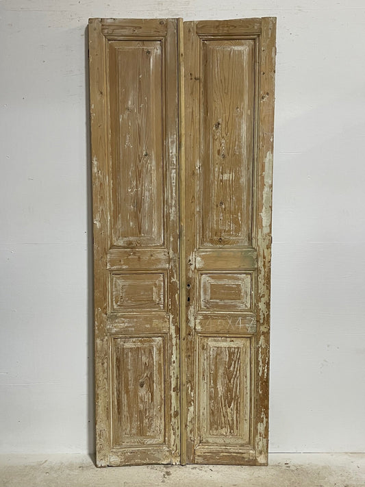 Antique French doors (94x37.5) H0149s