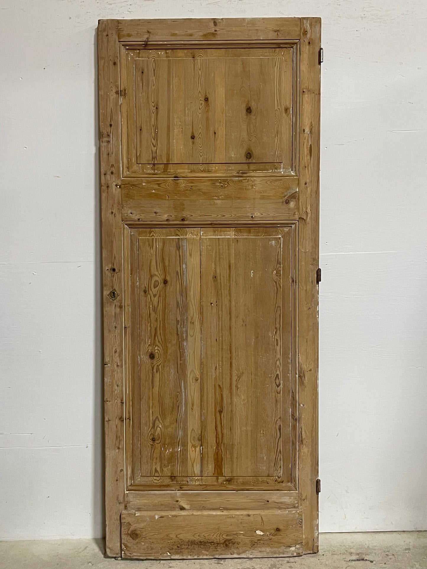 Antique French panel door (85x34.25) I201